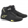Motorcycle Trainers Alpinestars Sektor Black Yellow Fluo