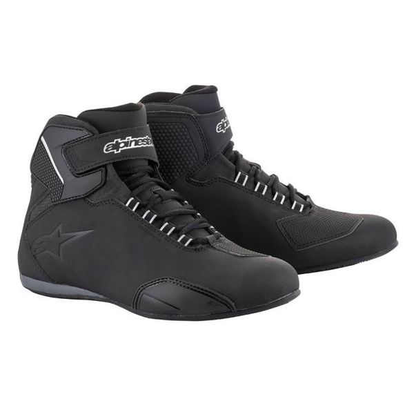Motorcycle Trainers Alpinestars Sektor Waterproof Black