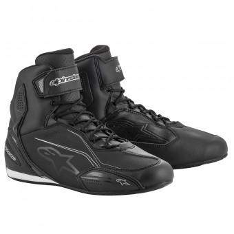 Motorcycle Trainers Alpinestars Stella Faster 3 Black Silver Motorcycle Trainers Alpinestars Stella Faster 3 Black Silver