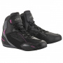 Motorcycle Trainers Alpinestars Stella Faster 3 Drystar Black Dark Grey Fuchsia