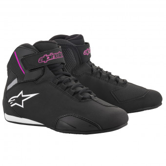 Motorcycle Trainers Alpinestars Stella Sektor Black Fuchsia Motorcycle Trainers Alpinestars Stella Sektor Black Fuchsia
