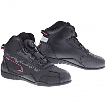 Motorcycle Trainers Ixon Zebra Lady Black Fuchsia