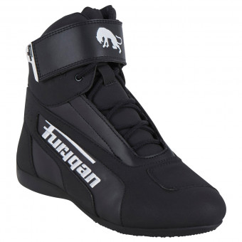 Motorcycle Trainers Furygan Zephyr D3O Waterproof Black White Motorcycle Trainers Furygan Zephyr D3O Waterproof Black White