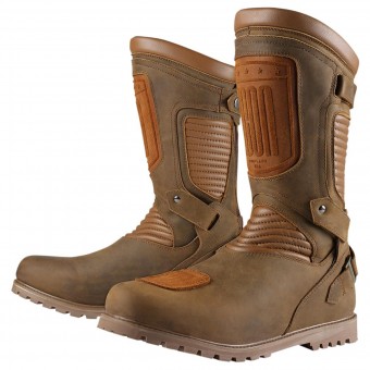 Motorcycle Boots ICON 1000 Prep Waterproof Brown