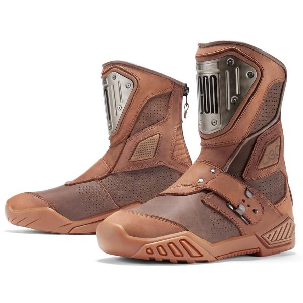 Motorcycle Boots ICON 1000 Retrograde Brown Boots