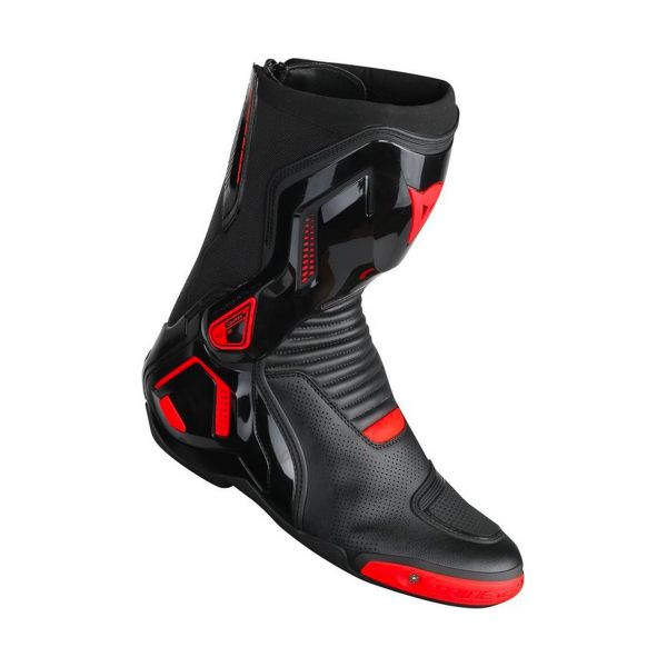 Motorcycle Boots Dainese Course D1 Out Air Black Fluo Red