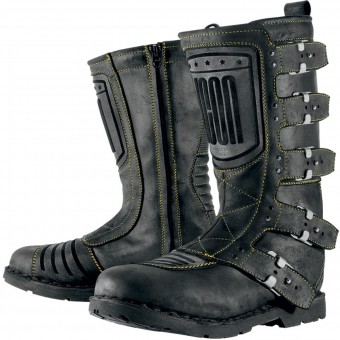 Motorcycle Boots ICON Elsinore Johnny Black Motorcycle Boots ICON Elsinore Johnny Black