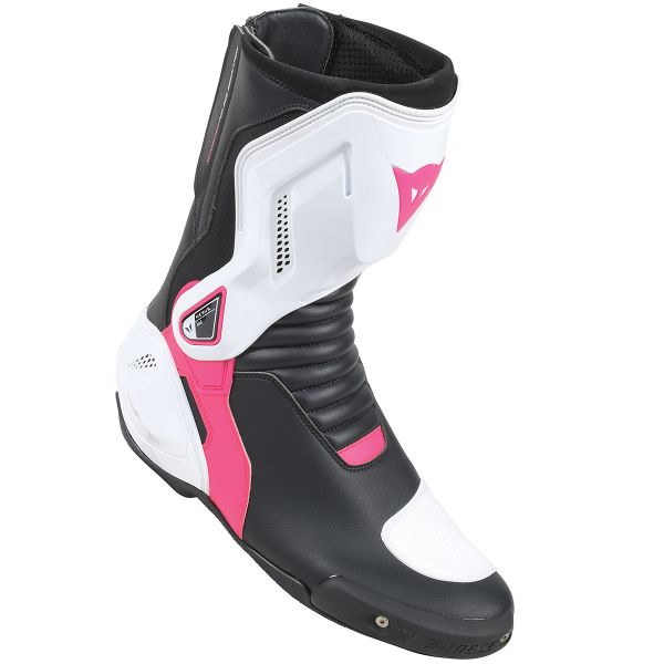 Motorcycle Boots Dainese Nexus Lady Black White Fuschia