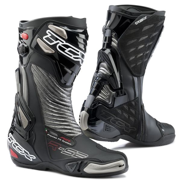 Motorcycle Boots TCX R-S2 EVO Black Chrome