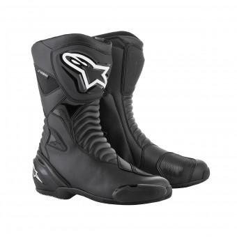 Motorcycle Boots Alpinestars SMX S Waterproof Black Motorcycle Boots Alpinestars SMX S Waterproof Black