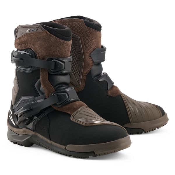 Motorcycle Boots Alpinestars Belize V2 Drystar Boots Brown Black