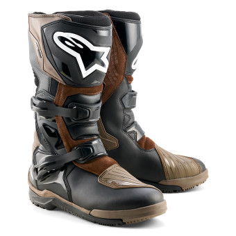 Motorcycle Boots Alpinestars Corozal V2 Adventure Drystar Brown Black