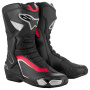 Motorcycle Boots Alpinestars SMX-6 V3 Black Silver Red