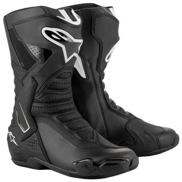 Motorcycle Boots Alpinestars SMX-6 V3 Black White Motorcycle Boots Alpinestars SMX-6 V3 Black White