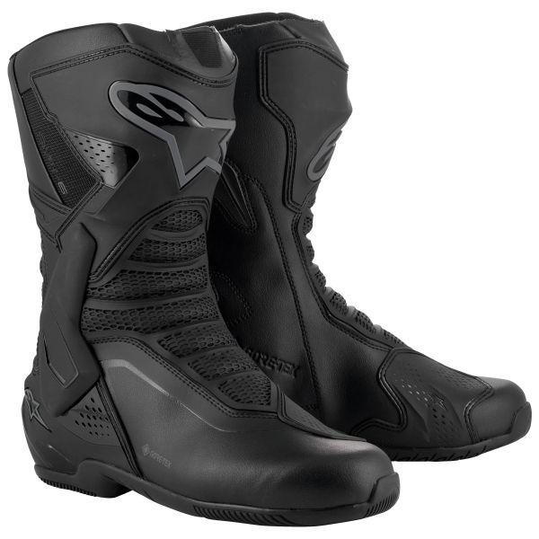 Motorcycle Boots Alpinestars SMX-6 V3 Gore-Tex Black Dark Gray