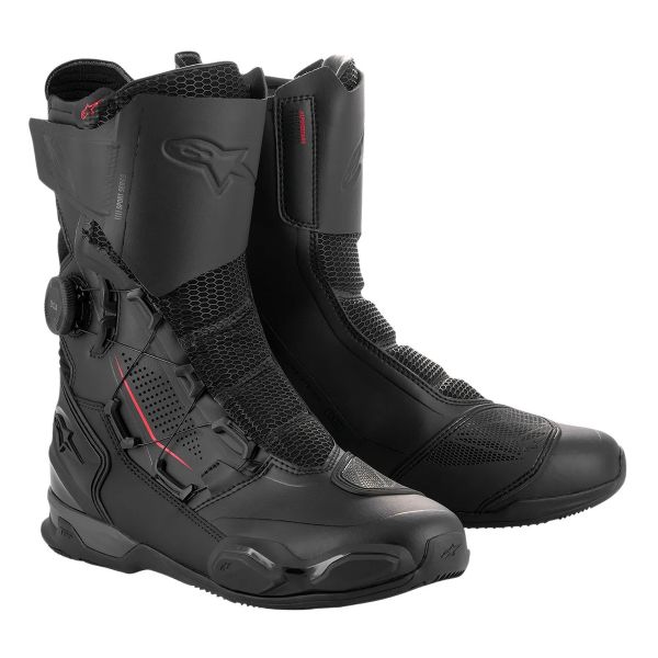 Motorcycle Boots Alpinestars SP-X Boa Black Black Motorcycle Boots Alpinestars SP-X Boa Black Black