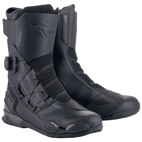 Motorcycle Boots Alpinestars SP-X Boa Drystar Black Dark Gray Motorcycle Boots Alpinestars SP-X Boa Drystar Black Dark Gray