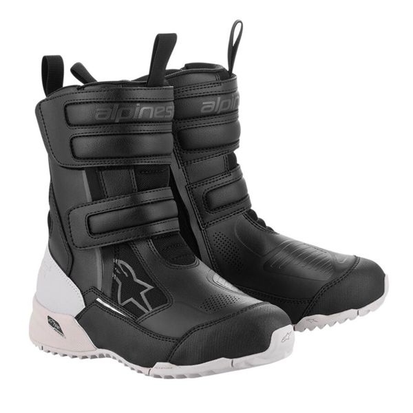 Motorcycle Boots Alpinestars Stella RT-7 Touring Drystar Black White Motorcycle Boots Alpinestars Stella RT-7 Touring Drystar Black White