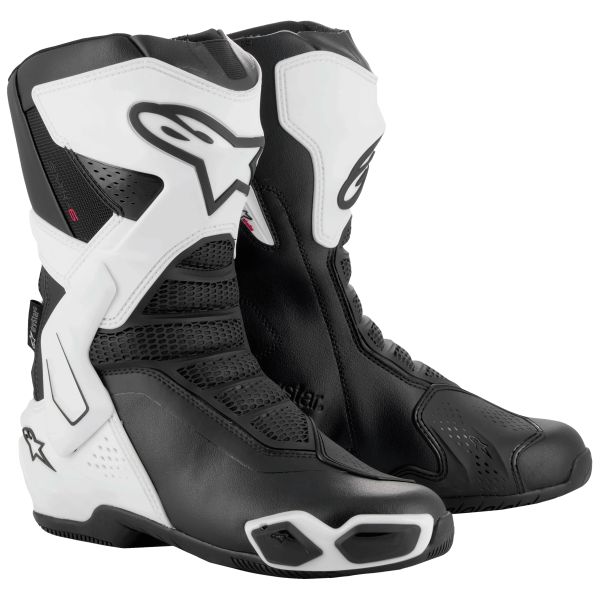 Motorcycle Boots Alpinestars Stella SMX-6 V3 Drystar White Black Motorcycle Boots Alpinestars Stella SMX-6 V3 Drystar White Black