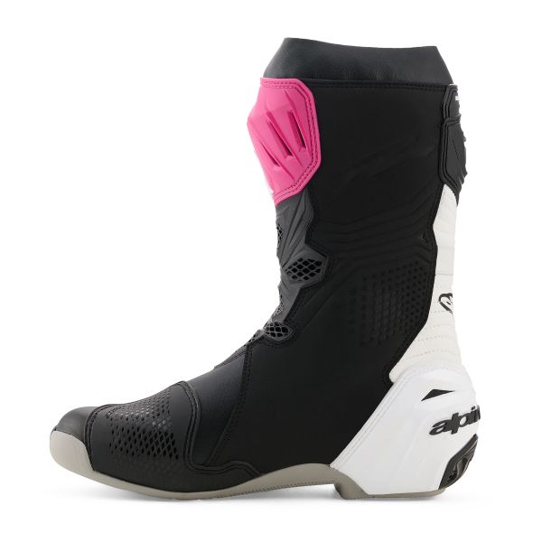 Alpinestars Supertech R Boot Black Magenta White Yellow