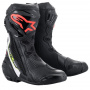 Motorcycle Boots Alpinestars Supertech R Boot Black White Red Fluo Yellow