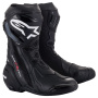 Motorcycle Boots Alpinestars Supertech R Vented Boot Black Black