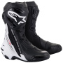 Motorcycle Boots Alpinestars Supertech R Vented Boot Black White Black White