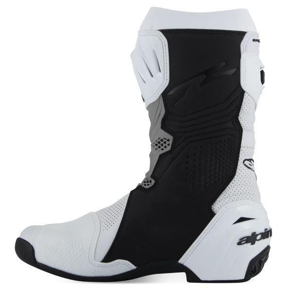 Alpinestars Supertech R Vented White Mid Gray Black