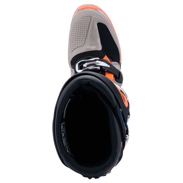 Alpinestars Tech 7 Enduro Black Warm Gray Orange Fluo