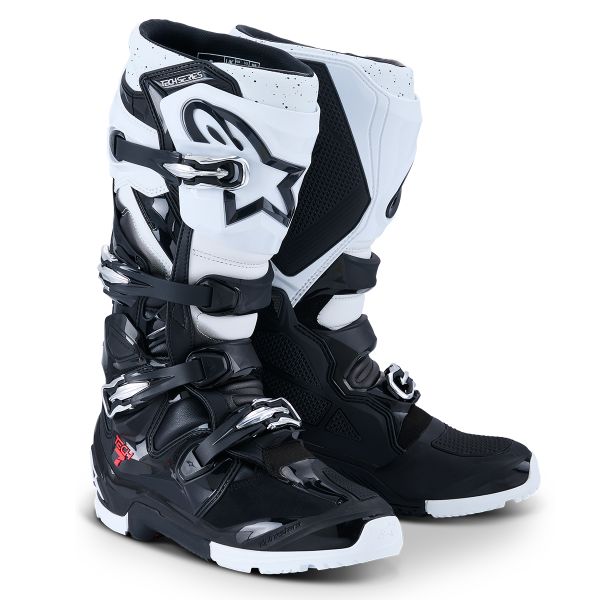 Motorcycle Boots Alpinestars Tech 7 Enduro Black White