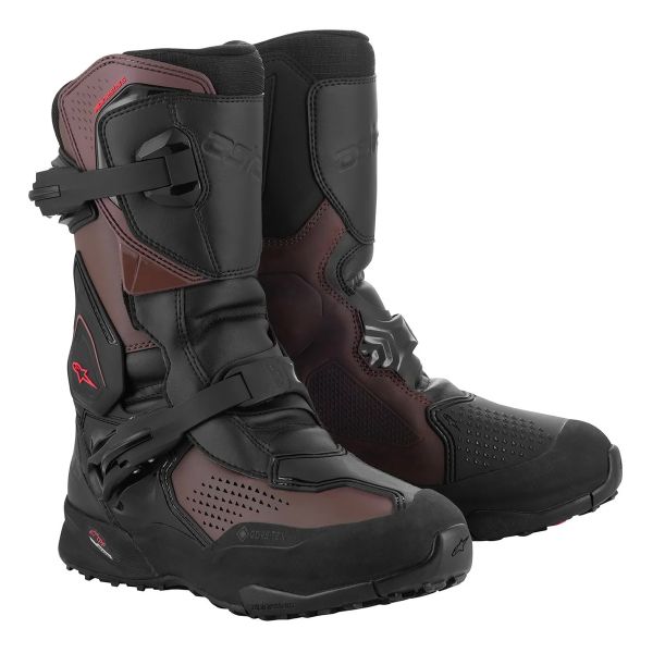 Motorcycle Boots Alpinestars XT-8 Gore-Tex Black Brown Motorcycle Boots Alpinestars XT-8 Gore-Tex Black Brown