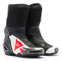 Motorcycle Boots Dainese Axial 2 Air Black White Lava Red