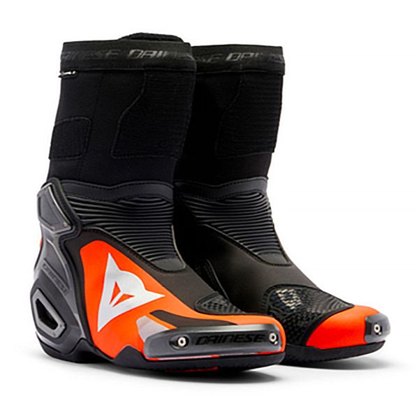 Motorcycle Boots Dainese Axial 2 Black Red Fluo Motorcycle Boots Dainese Axial 2 Black Red Fluo
