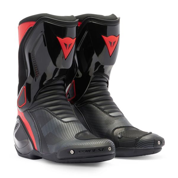 Motorcycle Boots Dainese Nexus 2 Black Lava Red Iron Gate Motorcycle Boots Dainese Nexus 2 Black Lava Red Iron Gate