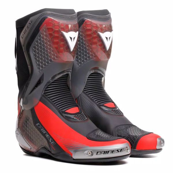 Motorcycle Boots Dainese Torque 4 S Black Red Lava