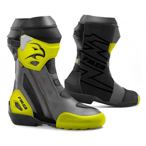 Motorcycle Boots Falco Elite GP Black Fluo Motorcycle Boots Falco Elite GP Black Fluo