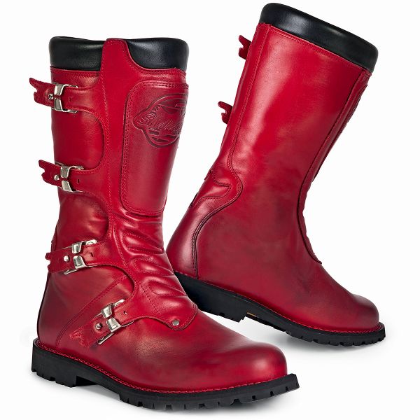 Motorcycle Boots Stylmartin Continental Red