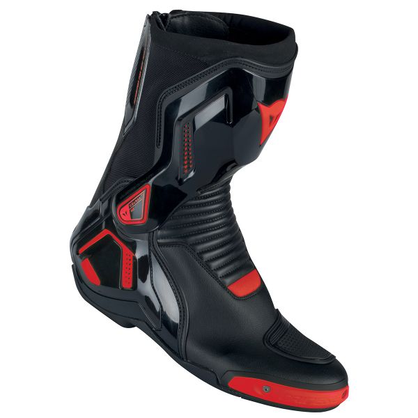 Motorcycle Boots Dainese Course D1 Out Black Fluo Red