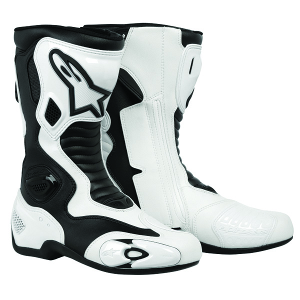Motorcycle Boots Alpinestars S-MX 5 White Black