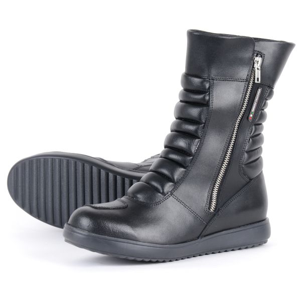 Motorcycle Boots V'Quattro Lea Waterproof Black