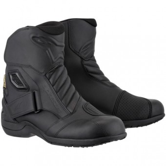 Motorcycle Boots Alpinestars New Land Gore-Tex Black Motorcycle Boots Alpinestars New Land Gore-Tex Black