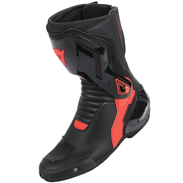 Motorcycle Boots Dainese Nexus Black Red Fluo