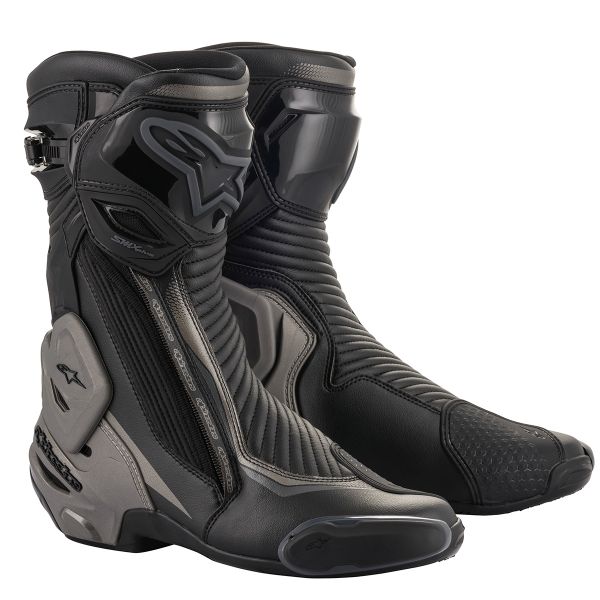 Motorcycle Boots Alpinestars SMX Plus V2 Black Dark Gray