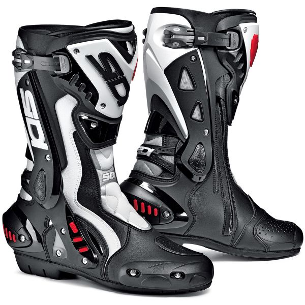 Motorcycle Boots SIDI ST Black White