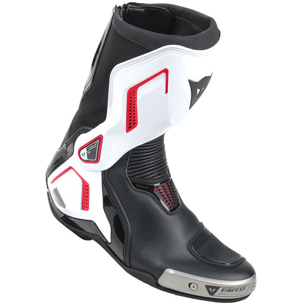 Motorcycle Boots Dainese Torque Out D1 Black White Red