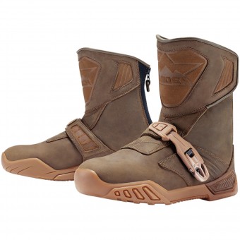 Motorcycle Boots ICON Treadwell Waterproof Brown
