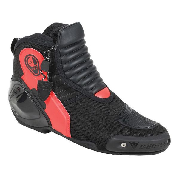 Motorcycle Shoes Dainese Dyno D1 Black Red Fluo