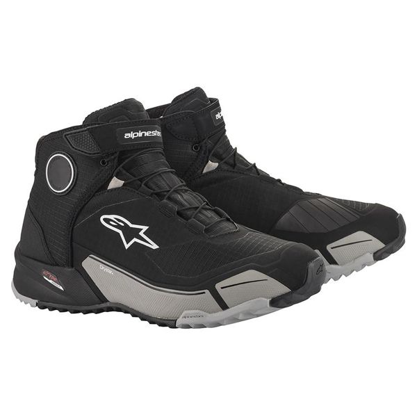 Motorcycle Shoes Alpinestars CR-1 Black Dark Grey Motorcycle Shoes Alpinestars CR-1 Black Dark Grey