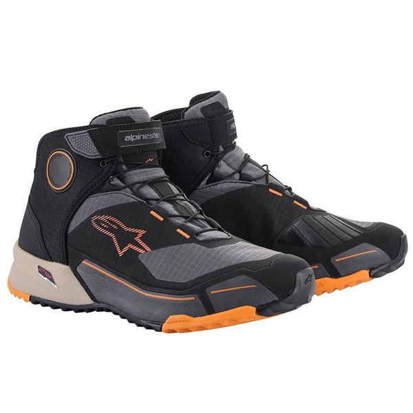 Motorcycle Shoes Alpinestars CR-1 Black Light Brown Motorcycle Shoes Alpinestars CR-1 Black Light Brown