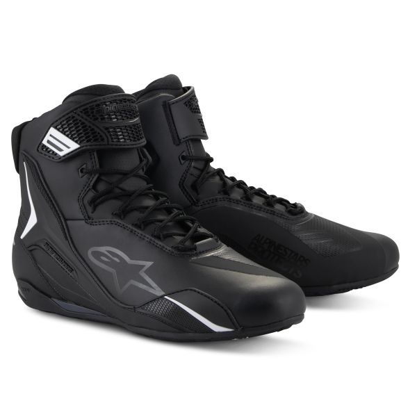 Motorcycle Shoes Alpinestars Faster 4 Black Motorcycle Shoes Alpinestars Faster 4 Black
